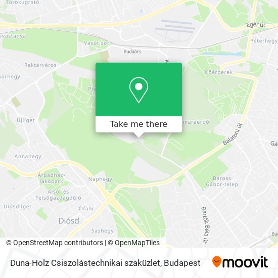 Duna-Holz Csiszolástechnikai szaküzlet map