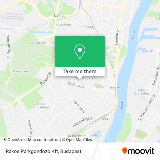 Rákos Parkgondozó Kft map