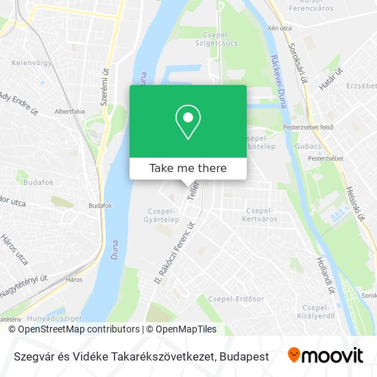 Szegvár és Vidéke Takarékszövetkezet map