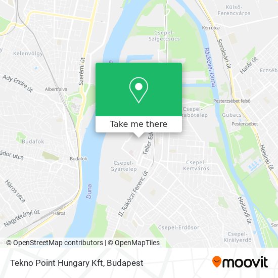 Tekno Point Hungary Kft map