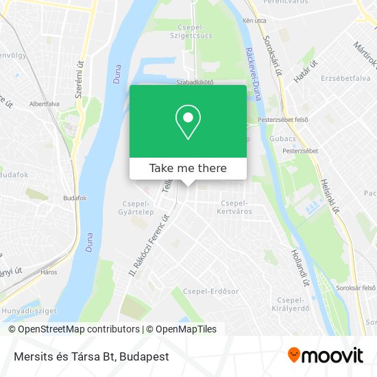 Mersits és Társa Bt map