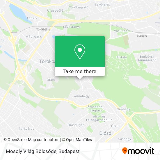 Mosoly Világ Bölcsőde map