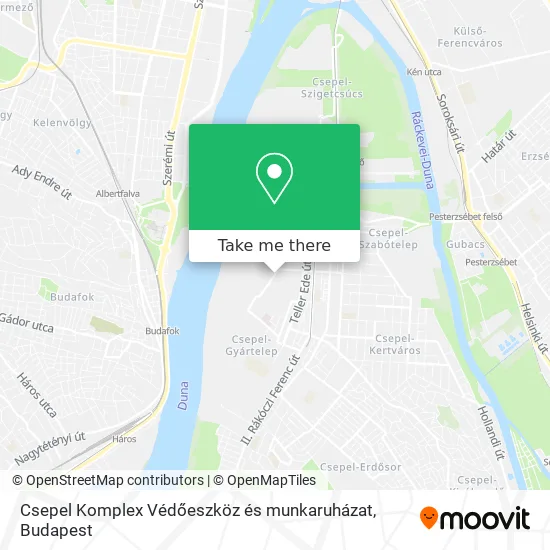Csepel Komplex Védőeszköz és munkaruházat map