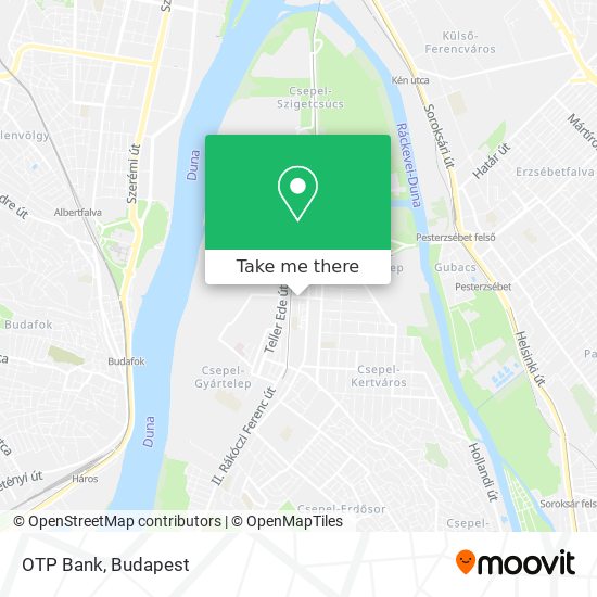 OTP Bank map