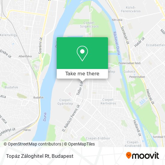 Topáz Záloghitel Rt map