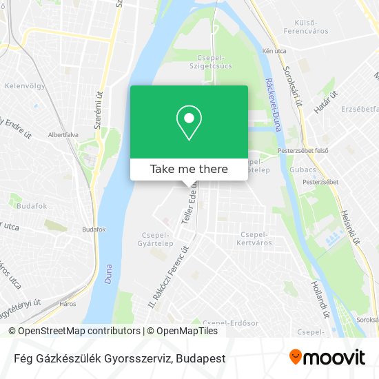 Fég Gázkészülék Gyorsszerviz map