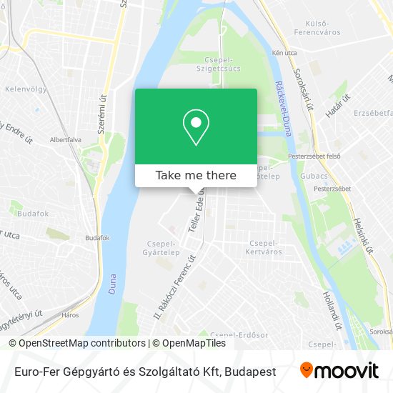 Euro-Fer Gépgyártó és Szolgáltató Kft map