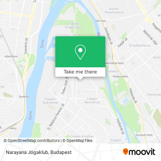 Narayana Jógaklub map