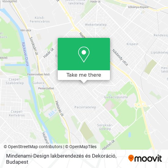 Mindenami-Design lakberendezés és Dekoráció map