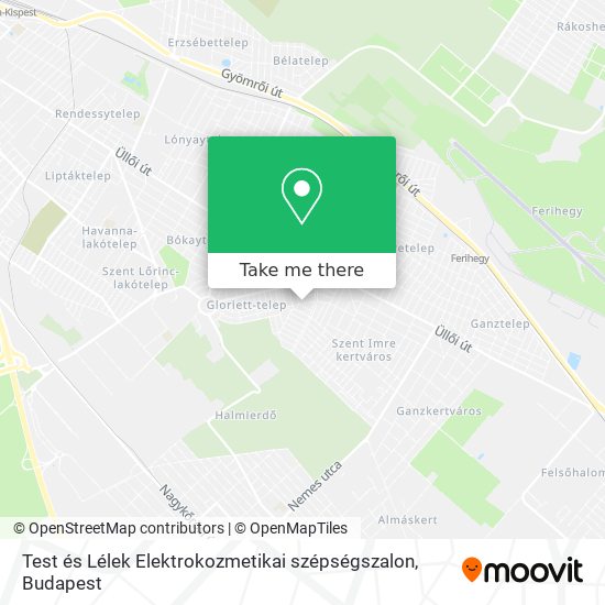 Test és Lélek Elektrokozmetikai szépségszalon map