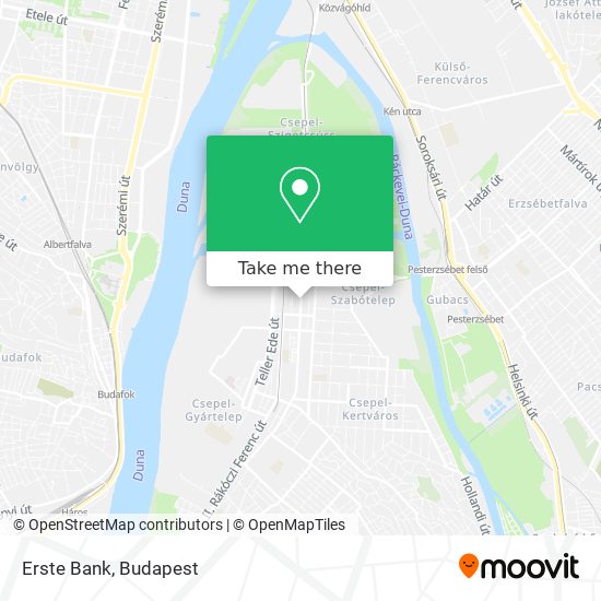 Erste Bank map