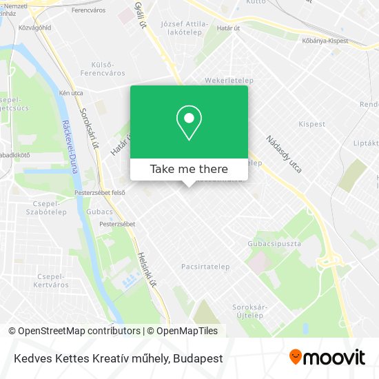 Kedves Kettes Kreatív műhely map