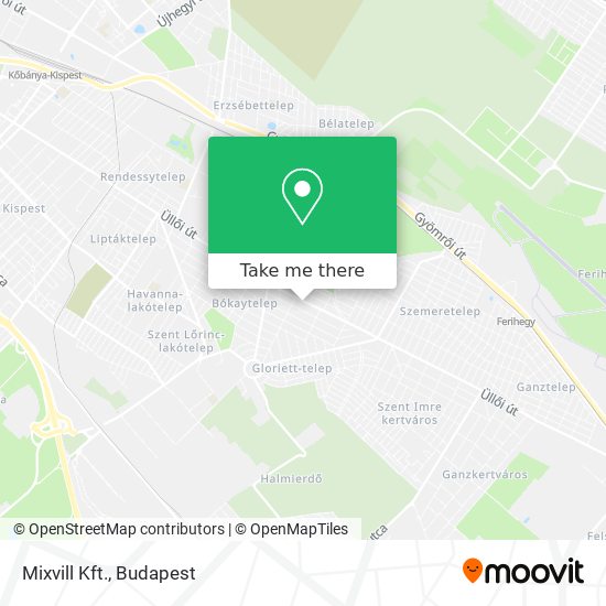 Mixvill Kft. map