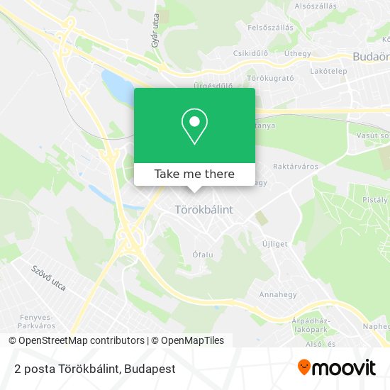 2 posta Törökbálint map