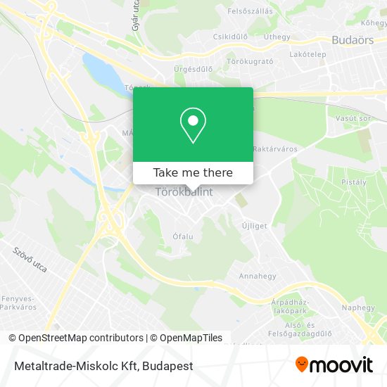 Metaltrade-Miskolc Kft map