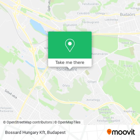 Bossard Hungary Kft map