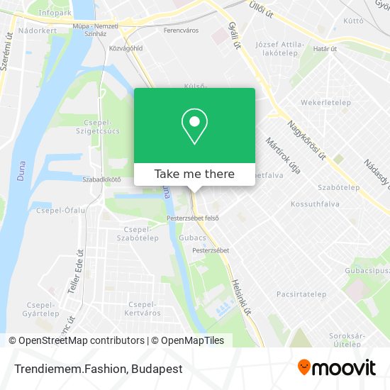 Trendiemem.Fashion map