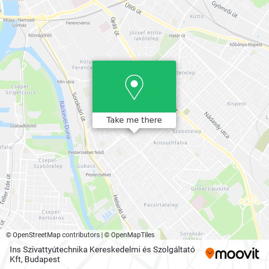 Ins Szivattyútechnika Kereskedelmi és Szolgáltató Kft map