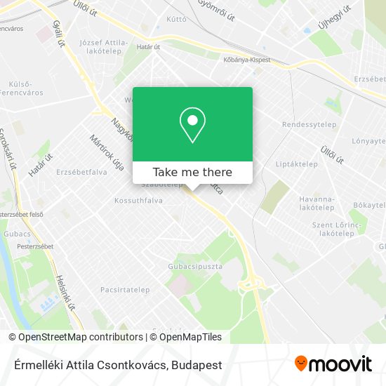 Érmelléki Attila Csontkovács map