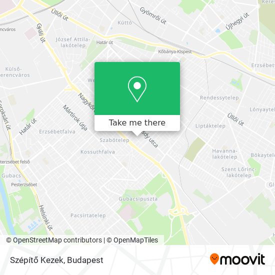 Szépítő Kezek map