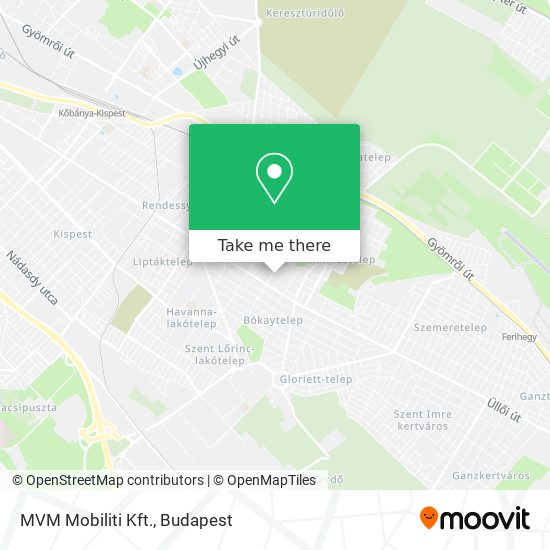 MVM Mobiliti Kft. map