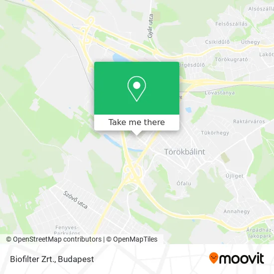 Biofilter Zrt. map