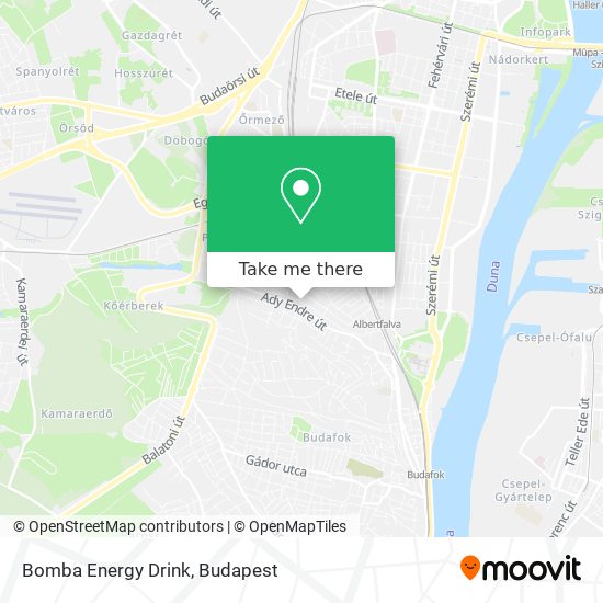 Bomba Energy Drink map