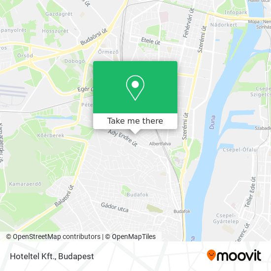 Hoteltel Kft. map