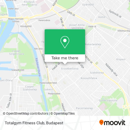 Totalgym Fitness Club map
