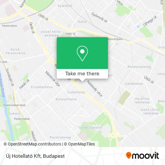 Új Hotellató Kft map