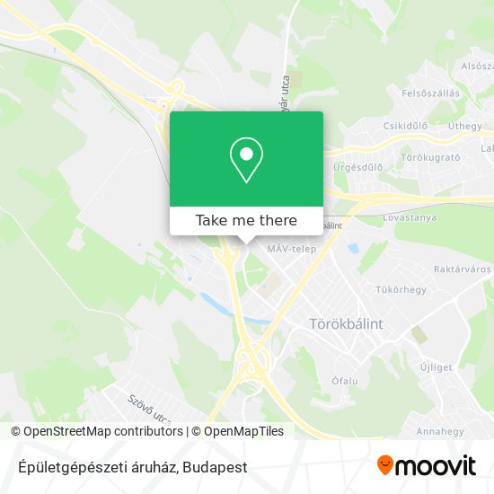 Épületgépészeti áruház map