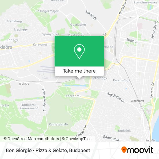 Bon Giorgio - Pizza & Gelato map