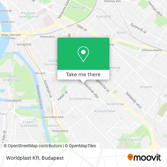 Worldplast Kft map