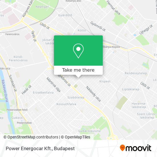 Power Energocar Kft. map