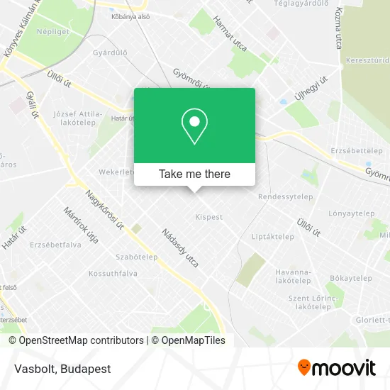 Vasbolt map