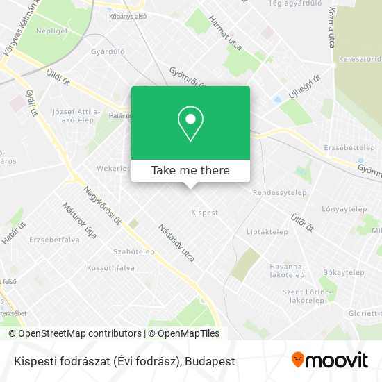 Kispesti fodrászat (Évi fodrász) map