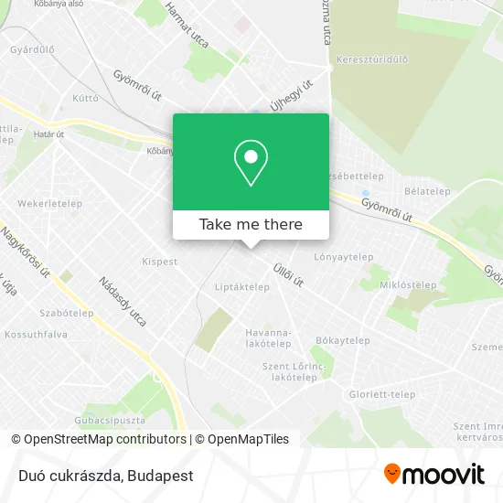 Duó cukrászda map