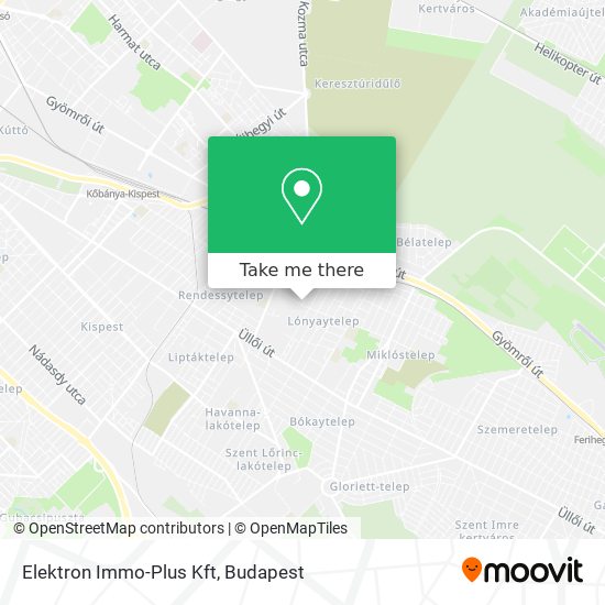 Elektron Immo-Plus Kft map