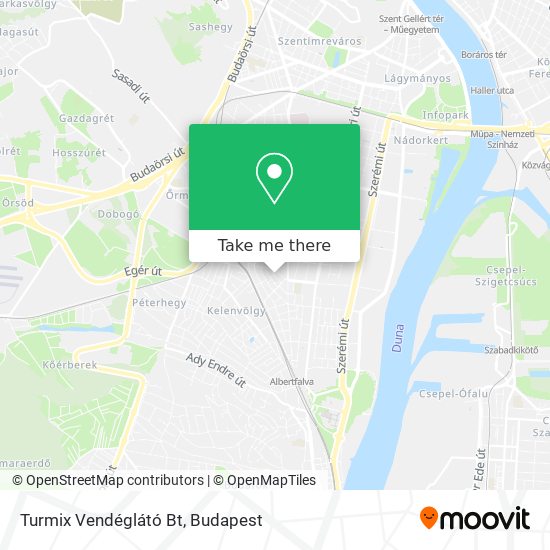 Turmix Vendéglátó Bt map