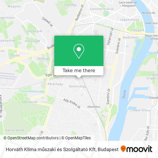 Horváth Klíma műszaki és Szolgáltató Kft map