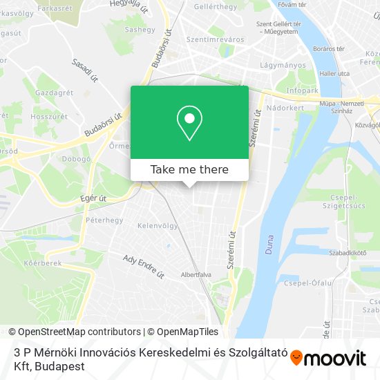 3 P Mérnöki Innovációs Kereskedelmi és Szolgáltató Kft map