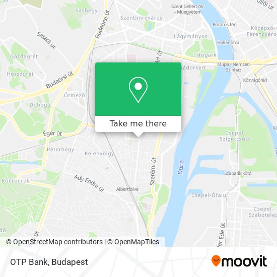 OTP Bank map