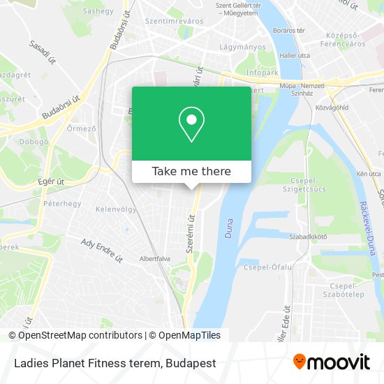 Ladies Planet Fitness terem map