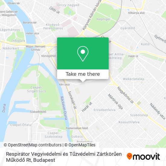 Respirátor Vegyivédelmi és Tűzvédelmi Zártkörűen Működő Rt map