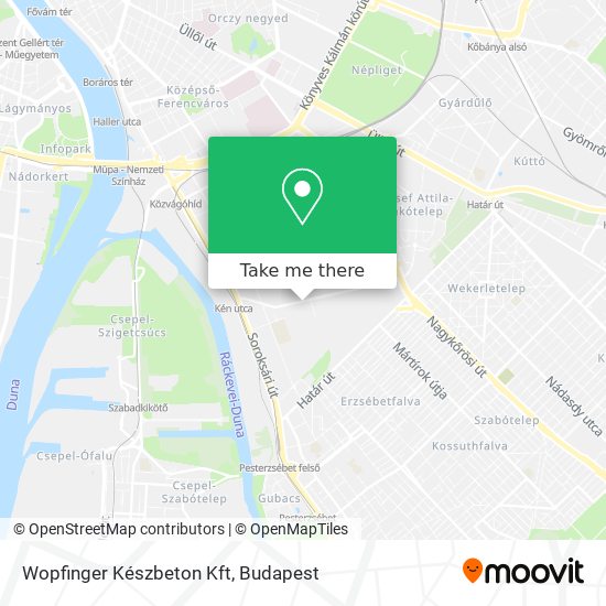 Wopfinger Készbeton Kft map