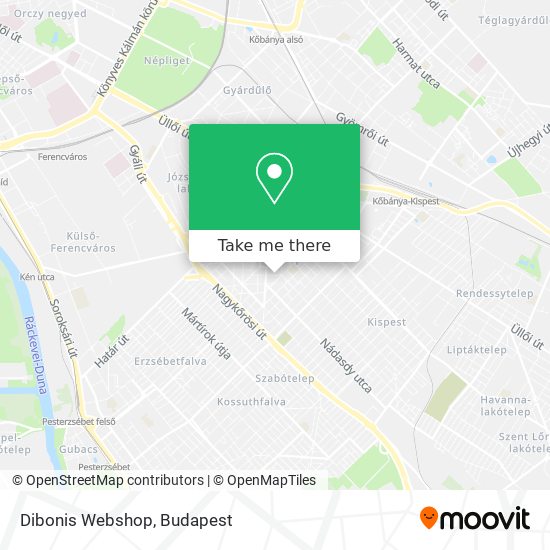Dibonis Webshop map