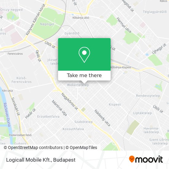 Logicall Mobile Kft. map