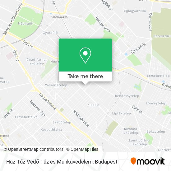 Ház-Tűz-Védő Tűz és Munkavédelem map
