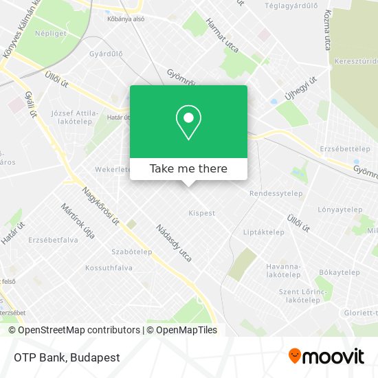 OTP Bank map