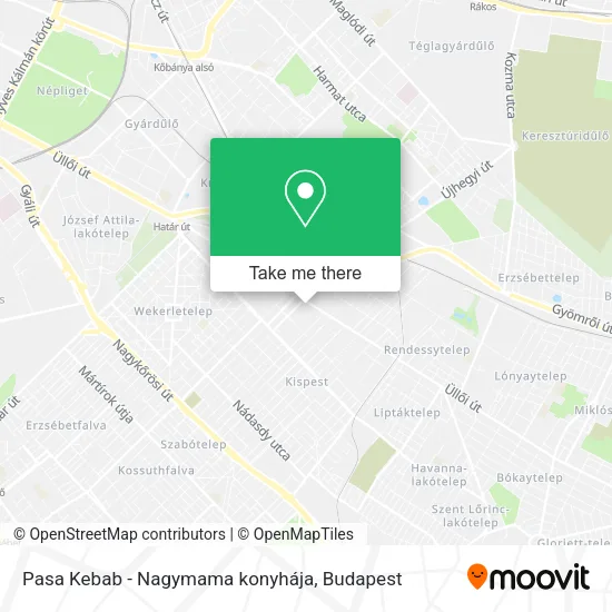 Pasa Kebab - Nagymama konyhája map